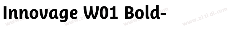 Innovage W01 Bold字体转换
